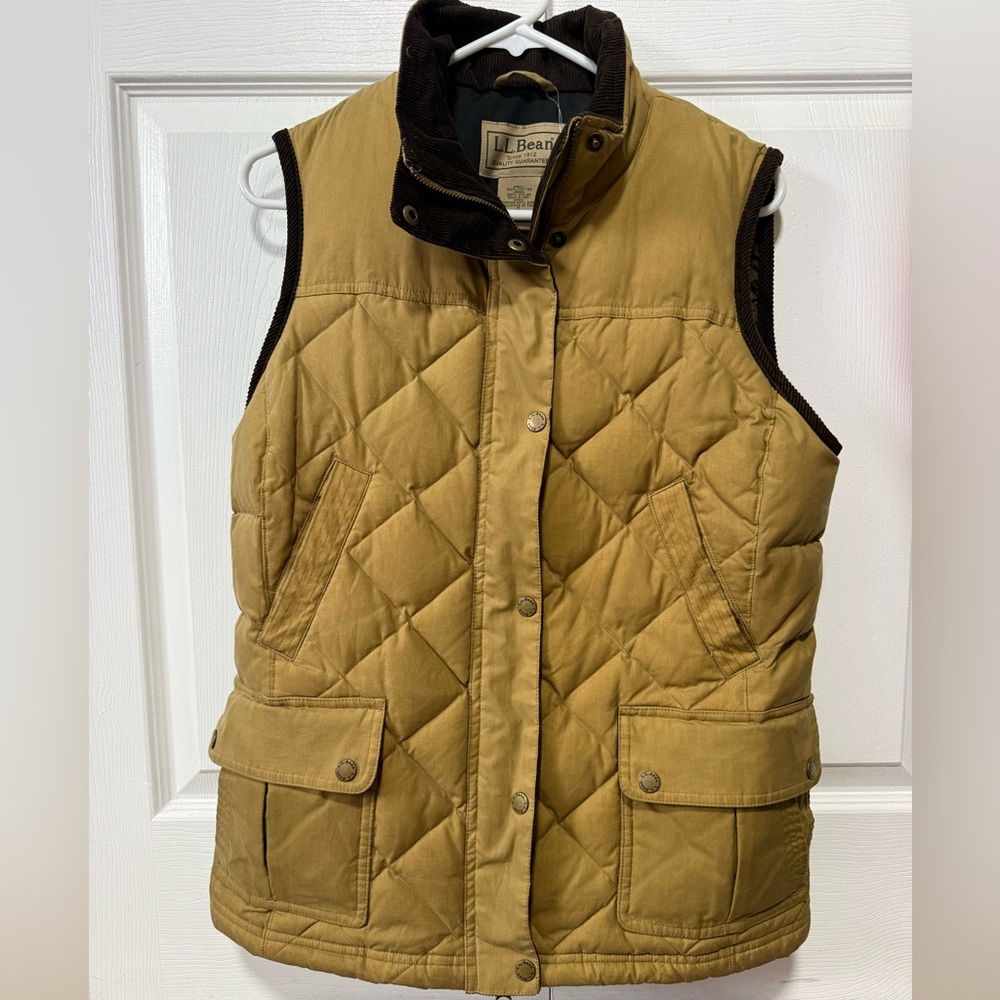 L.L. Bean Men's Quilted Brown Vest